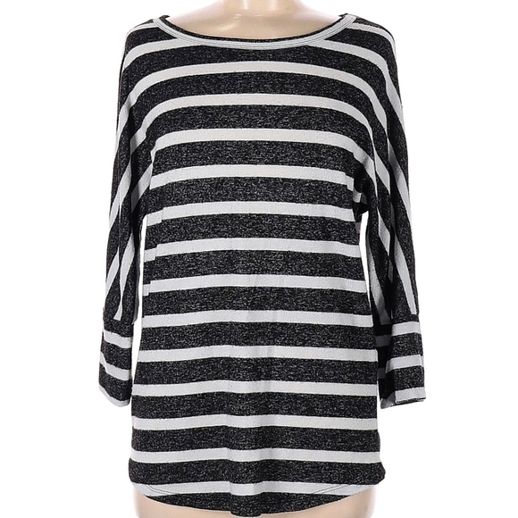 Mix by 41 Hawthorne 3/4 Sleeve Stiped Top Sz M - Picture 1 of 3